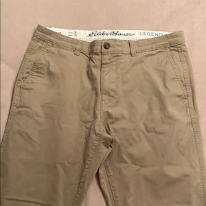 Eddie Bauer 35x34 tan pants